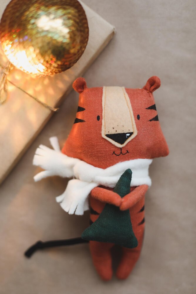 Pouncey the Plush Tiger