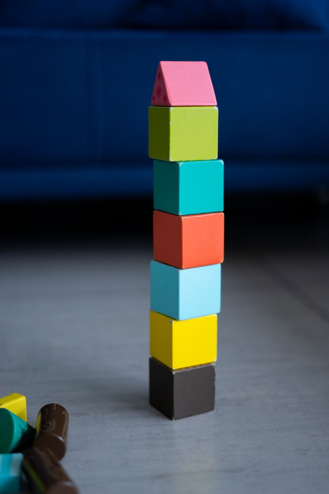 Classic Wooden Stacker