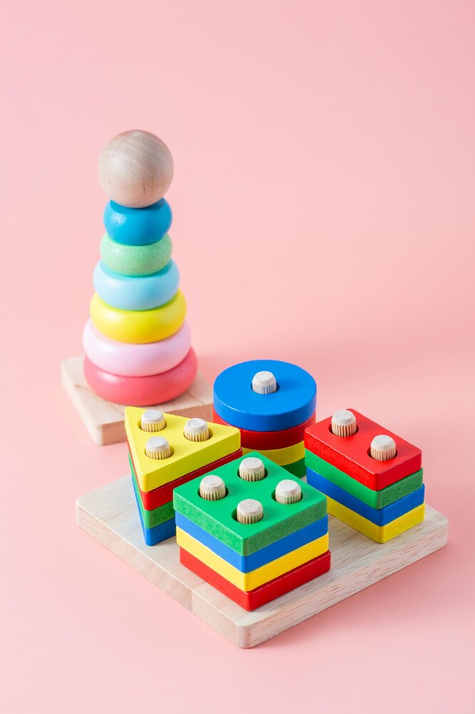 Rainbow Wooden Stacker