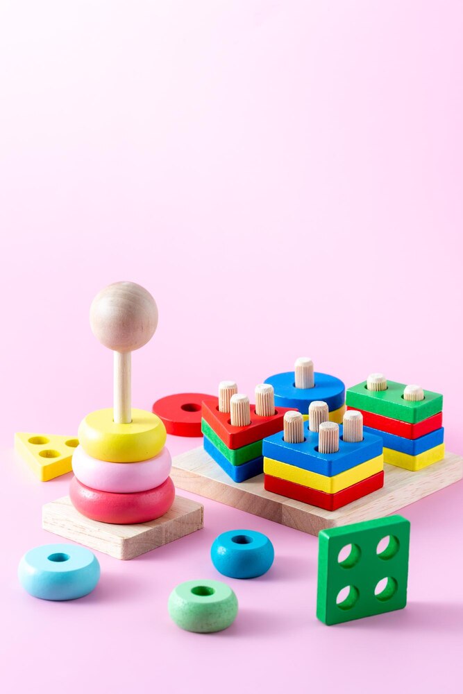 Rainbow Wooden Stacker