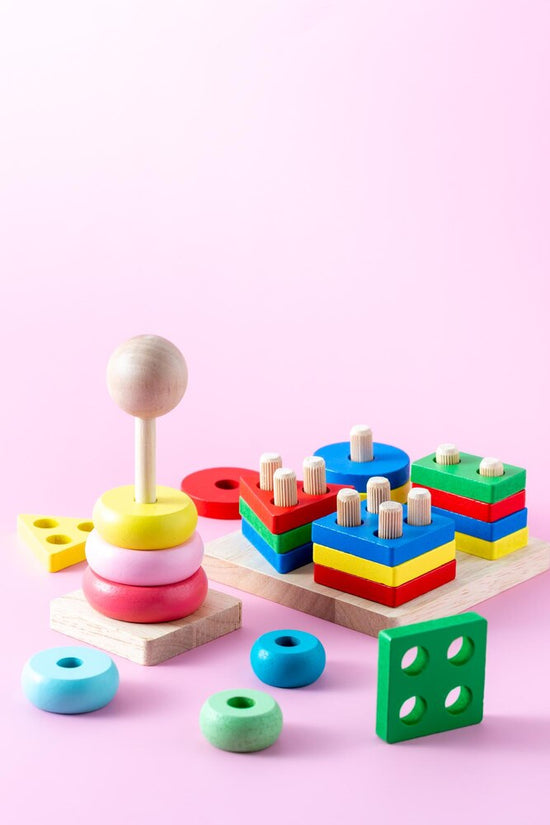 Rainbow Wooden Stacker