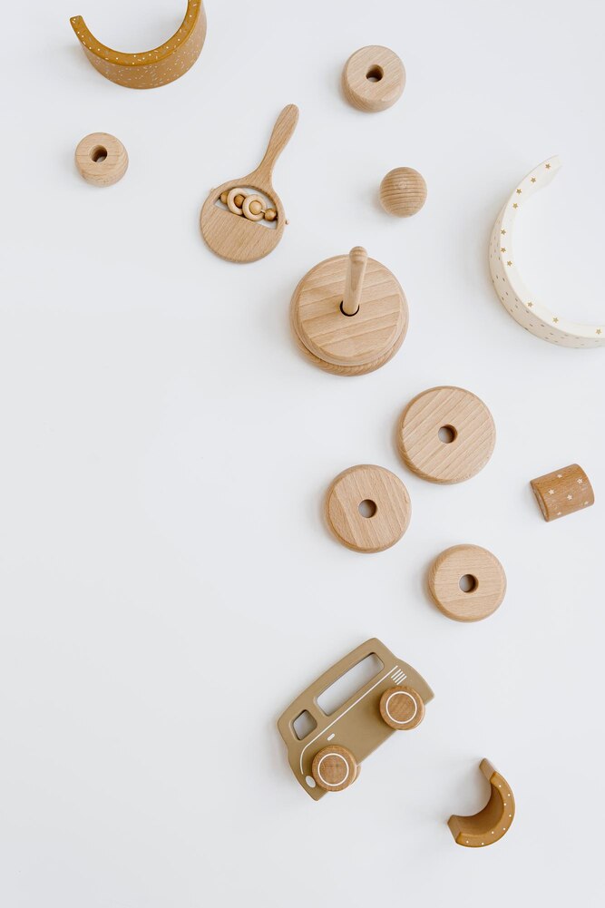 PurePlay Natural Wood Baby Toys