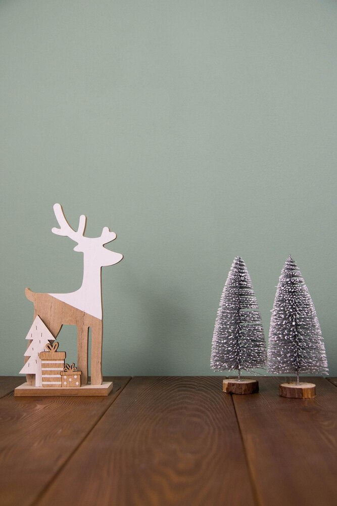 Hand-Carved Woodland Deer