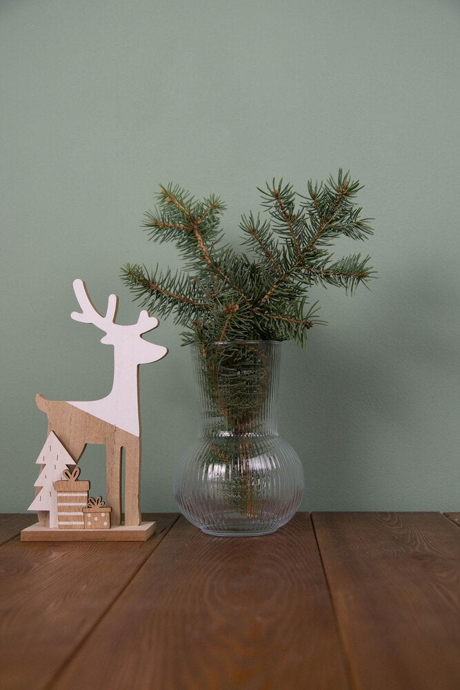 Hand-Carved Woodland Deer