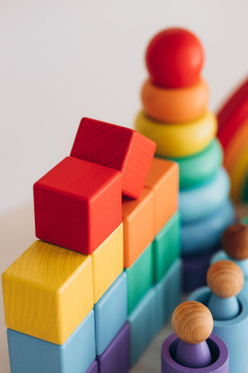 Classic Wooden Stacker